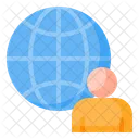Globe User  Icon