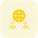 Globe User User Globe Icon