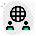 Globe User User Globe Icon