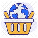 Globel shipping cart  Icon