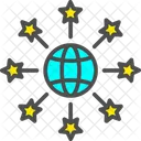 Globle Network Planet Icon