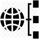 Globle Network Universal Network Structure Icon