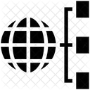Globle Network Universal Network Structure Icon