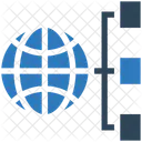 Globle Network Universal Network Structure Icon