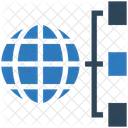 Globle Network Universal Network Structure Icon