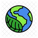 Globo Hojas Eco Icono