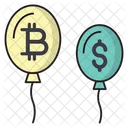 Bitcoin Cripto Moneda Icono