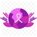 Conciencia Del Cancer De Mama Icono
