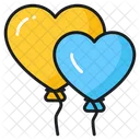 Globo de corazon  Icono