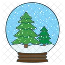 Arvore Neve Globo Icon