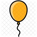 Globo Amarillo Navidad Icon