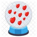 Bola De Nieve Corazon Dia De San Valentin Icon