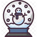 Globo De Nieve Navidad Ornamento Icon