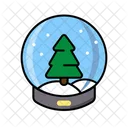 Globo De Nieve Navidad Decoracion Icono