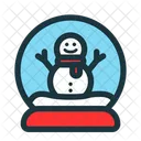 Nieve Invierno Decoracion Icono