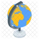 Globo Terraqueo De Mesa Geografia Planeta Icon
