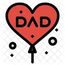 Globo del dia del padre  Icono
