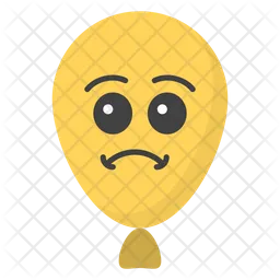 Globo triste Emoji Icono