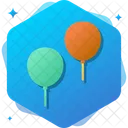 Globos Celebracion Logotipo Icono