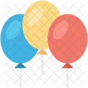 Globos Cumpleanos Decoracion Icono