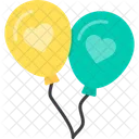 Globos de amor  Icono