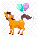 Globos de caballo  Icono