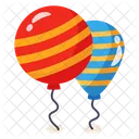 Globos de cumpleaños  Icono