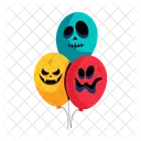 Globos de halloween  Icono