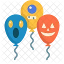 Globos de halloween  Icono