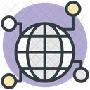 Globus Netzwerk Cyberspace Icon