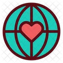 Globus Liebe Symbol