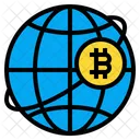 Globus Bitcoin  Symbol