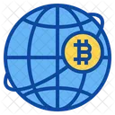 Globus Bitcoin  Symbol