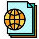 Globe-Dateien  Symbol