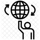 Globus drehen  Symbol