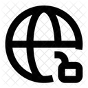 Globus Freigeschaltet Symbol