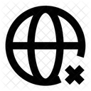Globus Getrennt Symbol