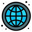 Globus Global Welt Netzwerk Symbol