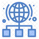 Globe-Netzwerk  Symbol