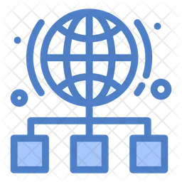 Globe-Netzwerk  Symbol