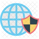 Globus Sicherheit Weltweit Internationale Sicherheit Icono