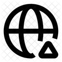 Globus Warnung Symbol