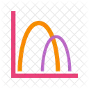 Glockenförmiges Diagramm  Symbol