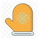 Glove Snowflake Winter Icon