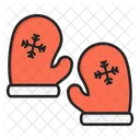 Glove Mittens Winter Icon