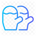 Gloves Mittens Skiing Icon