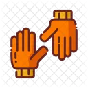 Autumn Season Gloves Icon