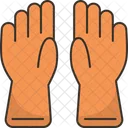 Gloves Rubber Washing Icon