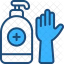 Gloves And Sanitizer Gloves Sanitizer Icon