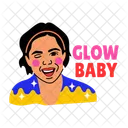 Glow Skin Happy Smiling Icon